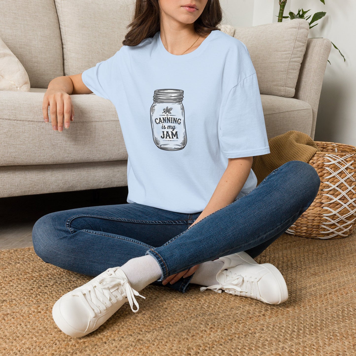 Canning Is My Jam T‑Shirt — Vintage Mason Jar Graphic Tee for Canning Lovers