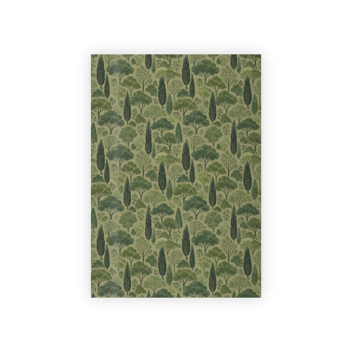 Botanical Forest Pattern Gift Wrapping Paper Roll