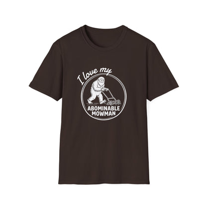 I Love My Mowman T‑Shirt