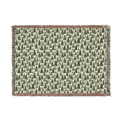 Rustic Woven Blanket – Cozy Textured Throw