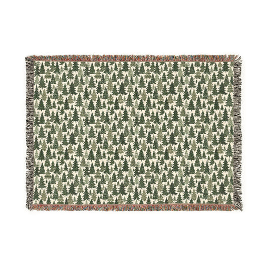 Rustic Woven Blanket – Cozy Textured Throw