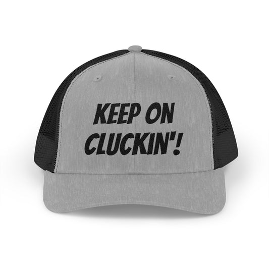 Trendy Snapback Cap for Everyday Wear, Keep on Cluckin' Hat for Festivals, Road Trips, Sports Events, Gifts