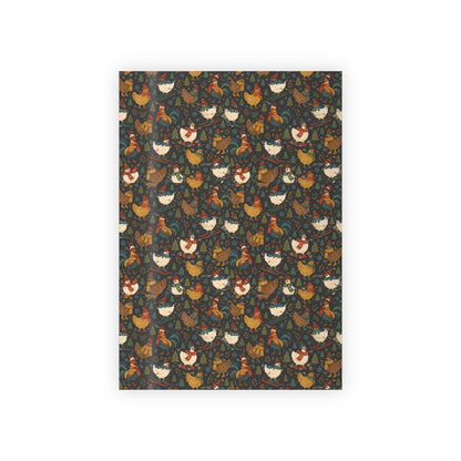 Winter Chickens Gift Wrapping Paper