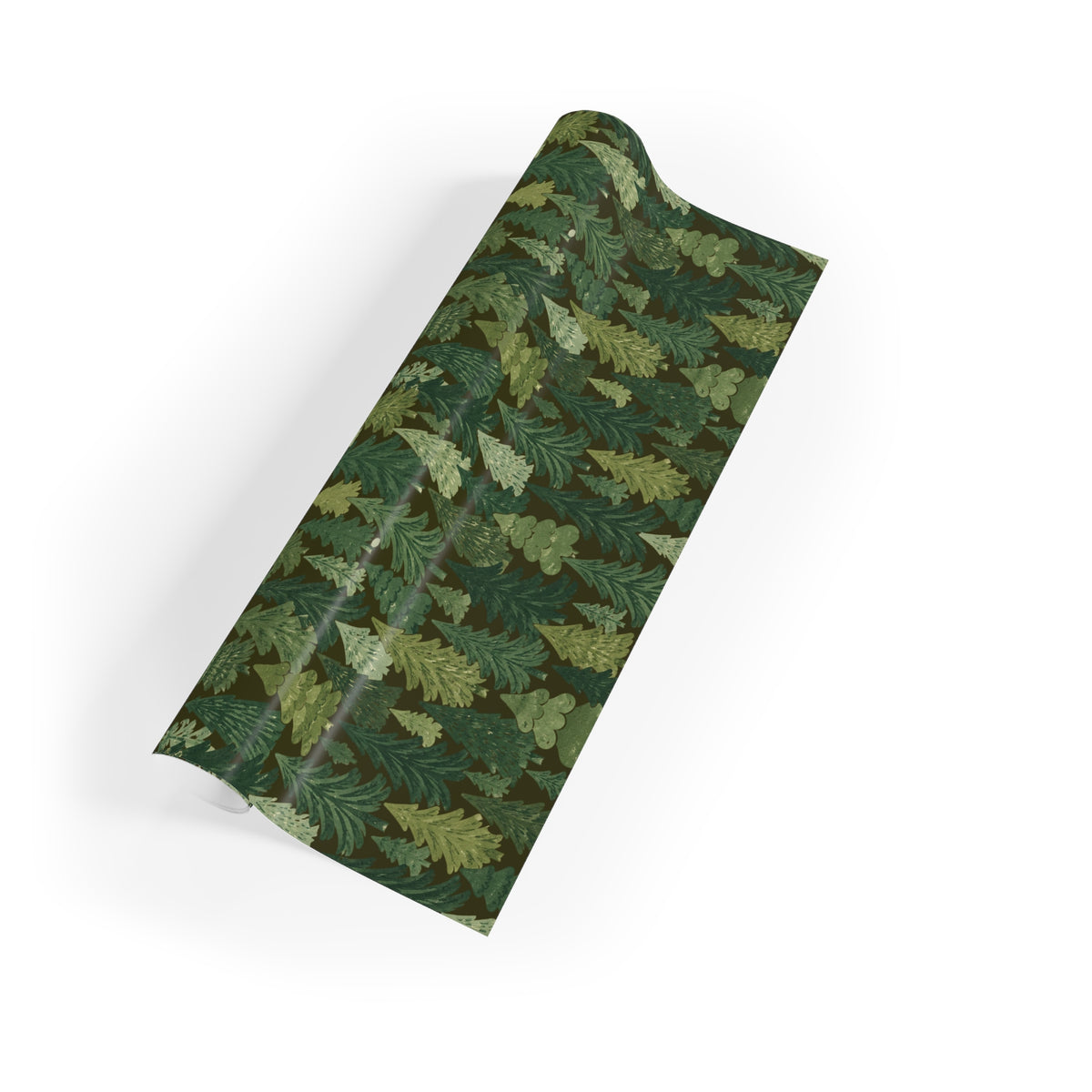 Forest Tree Pattern Gift Wrapping Paper Roll