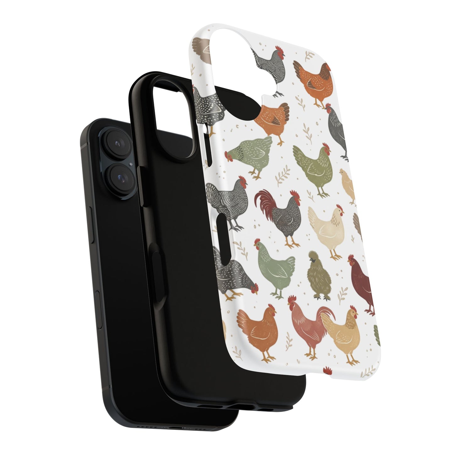 Hen Pattern iPhone Case