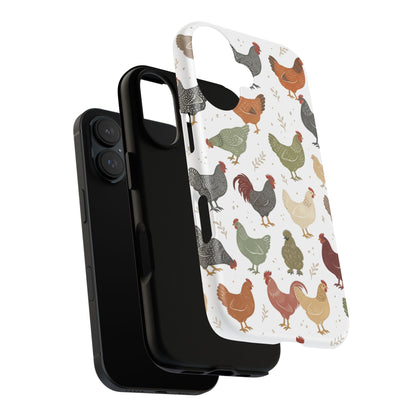 Hen Pattern iPhone Case