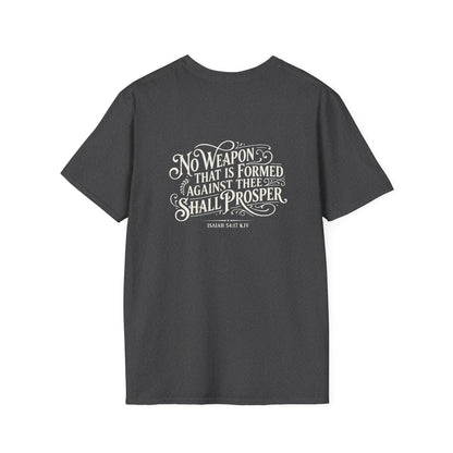 Crusader Faith Verse T‑Shirt Isaiah 54:17